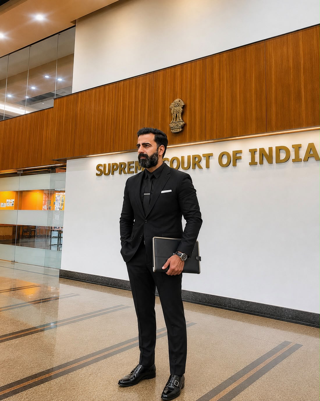 Adv. Aman Thakur of Thakur & Associates at the Supreme Court of India