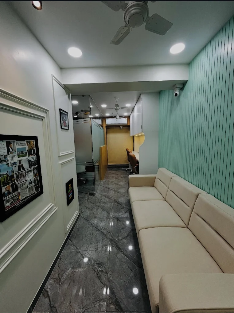 Reception and waiting area at Thakur & Associates